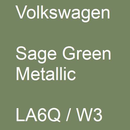 Volkswagen, Sage Green Metallic, LA6Q / W3.